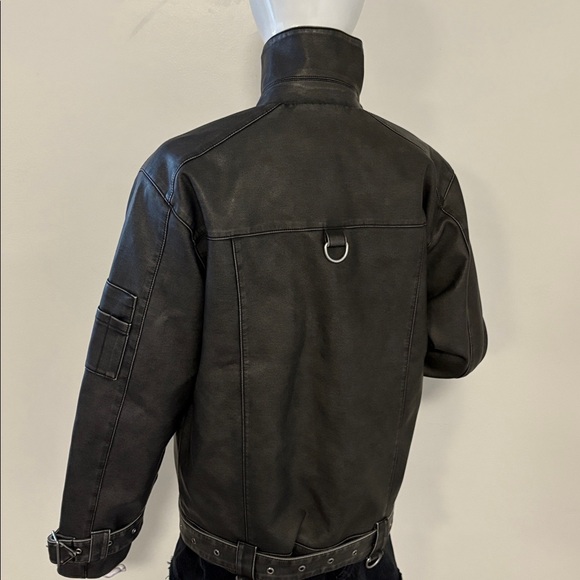 The Ragged Priest Ace Women's Black Faux Leather Moto Jacket - Picture 3 of 8